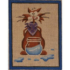 Rebecca Wood Designs What Fish? Needlepoint Canvas
