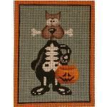 Rebecca Wood Designs Bone Doggy Needlepoint Canvas