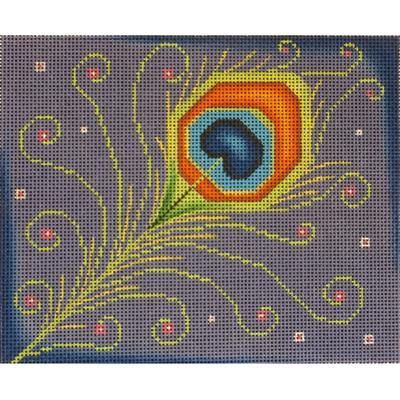 Rebecca Wood Designs I-Pad Feather Needlepoint Canvas