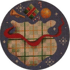 Rebecca Wood Designs Plaid Bag Needlepoint Canvas