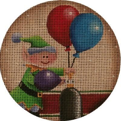 Rebecca Wood Designs Filling Balloons Needlepoint Canvas