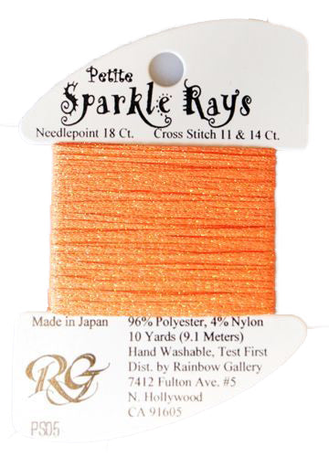 Rainbow Gallery Petite Sparkle Rays - 05 Orange