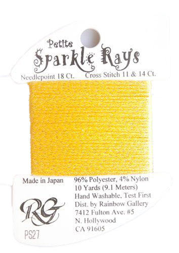 Rainbow Gallery Petite Sparkle Rays - 27 Bright Yellow