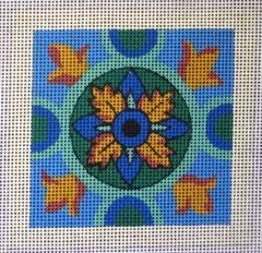 PLD Designs Italian Tile Needlepoint Canvas