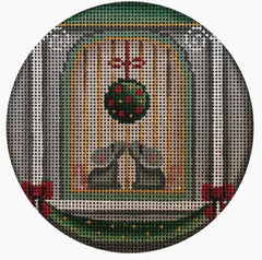 Rebecca Wood Designs Kissing Ball Needlepoint Canvas - 18M