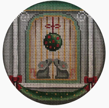 Rebecca Wood Designs Kissing Ball Needlepoint Canvas - 13M