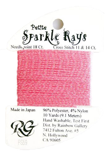 Rainbow Gallery Petite Sparkle Rays - 59 Hot Pink