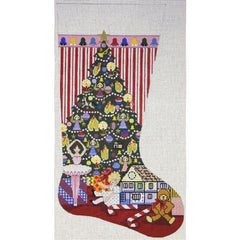 Alice Peterson Co. Christmas Morning Stocking Needlepoint Canvas