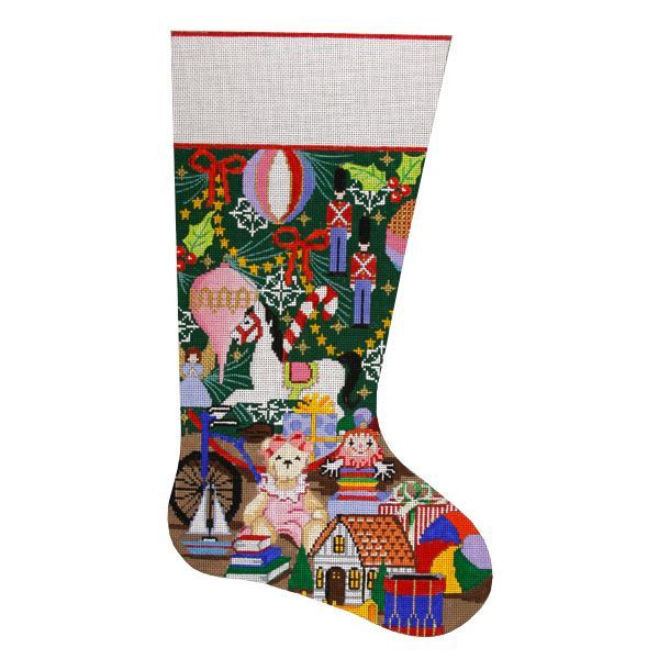 Alice Peterson Co. Christmas Toys Stocking Needlepoint Canvas