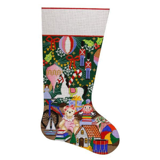 Alice Peterson Co. Christmas Toys Stocking Needlepoint Canvas