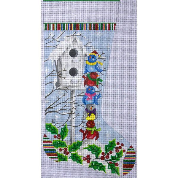 Alice Peterson Co. Birdies Stocking Needlepoint Canvas