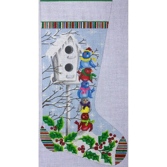 Alice Peterson Co. Birdies Stocking Needlepoint Canvas