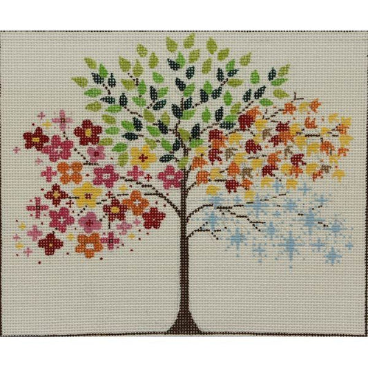 Alice Peterson Co. Seasonal Tree Needlepoint Canvas