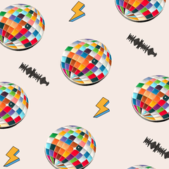 Embroidery and Sage Disco Ball Needle Minder