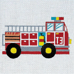 Alice Peterson Co. Small Fire Truck Needlepoint Canvas
