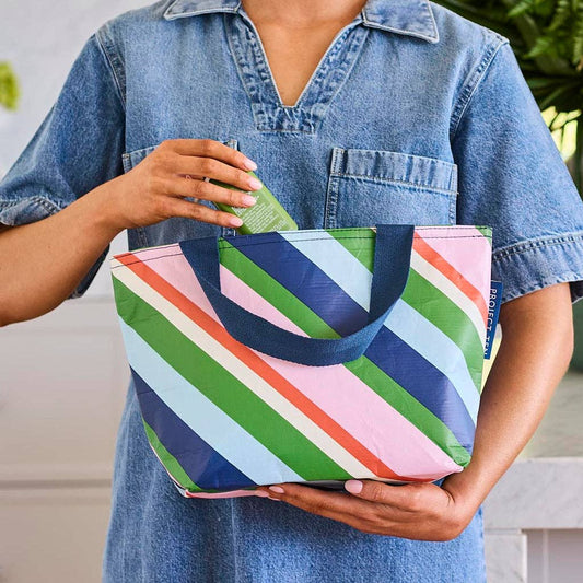 Project Ten Mini Tote Bag – Rugby Stripe