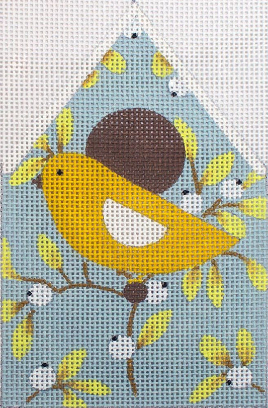 Melissa Shirley Designs Vine Birdhouse Needlepoint Canvas