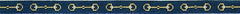 The Meredith Collection Bits Navy Background Belt Needlepoint Canvas