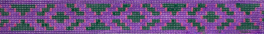 The Meredith Collection Aztec Purple Hunter Magenta Needlepoint Canvas