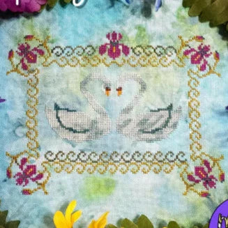 Bendy Stitchy Designs Mislaid Pages - Springs Promise Cross Stitch Pattern