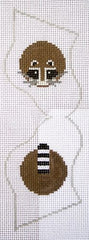 Charley Harper Raccoon Bootie Needlepoint Canvas