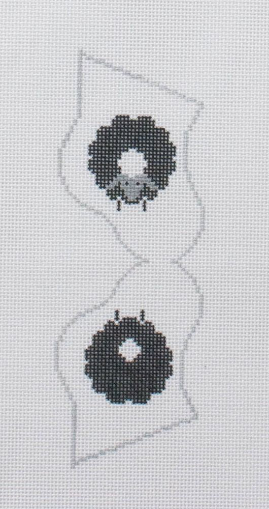Charley Harper Sheep Bootie Needlepoint Canvas