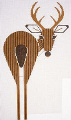 Charley Harper Key Deer Needlepoint Canvas