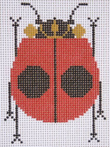 Charley Harper Ladybug Needlepoint Canvas