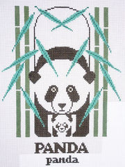 Charley Harper PANDApanda Needlepoint Canvas