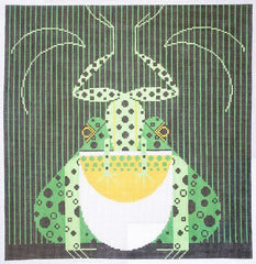 Charley Harper Frog Eat Frog Needlepoint Canvas