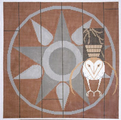 Charley Harper Hexit Needlepoint Canvas