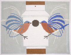 Charley Harper Homecoming Needlepoint Canvas