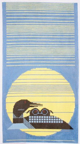 Charley Harper Charley Harper Loonrise Needlepoint Canvas