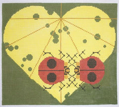 Charley Harper Ladybug Lovers Needlepoint Canvas