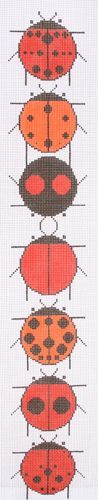 Charley Harper Ladybug Sampler Needlepoint Canvas