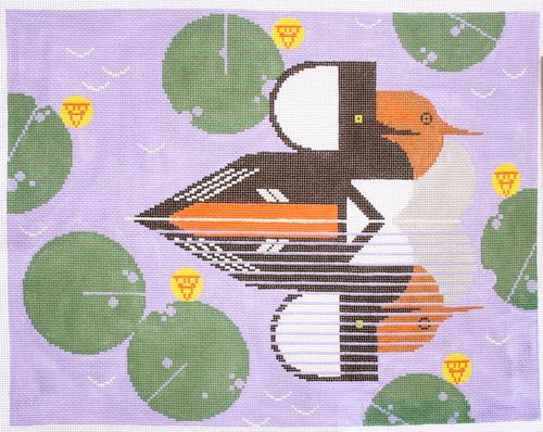 Charley Harper Plain & Fancy Needlepoint Canvas