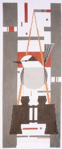 Charley Harper Who’s Watching Who Needlepoint Canvas