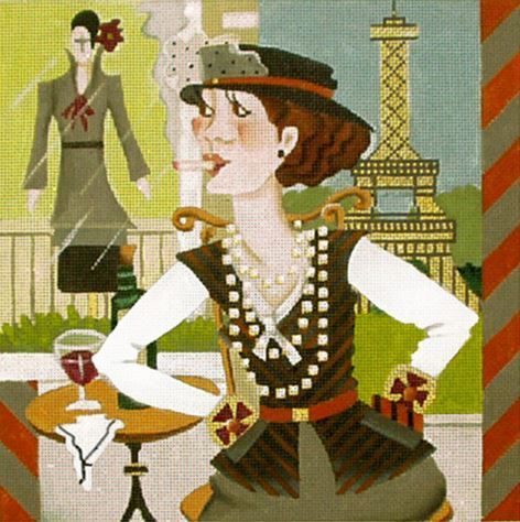 Melissa Shirley Designs Coco Needlepoint Canvas