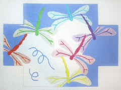 The Meredith Collection Dragonfly Parade Needlepoint Canvas