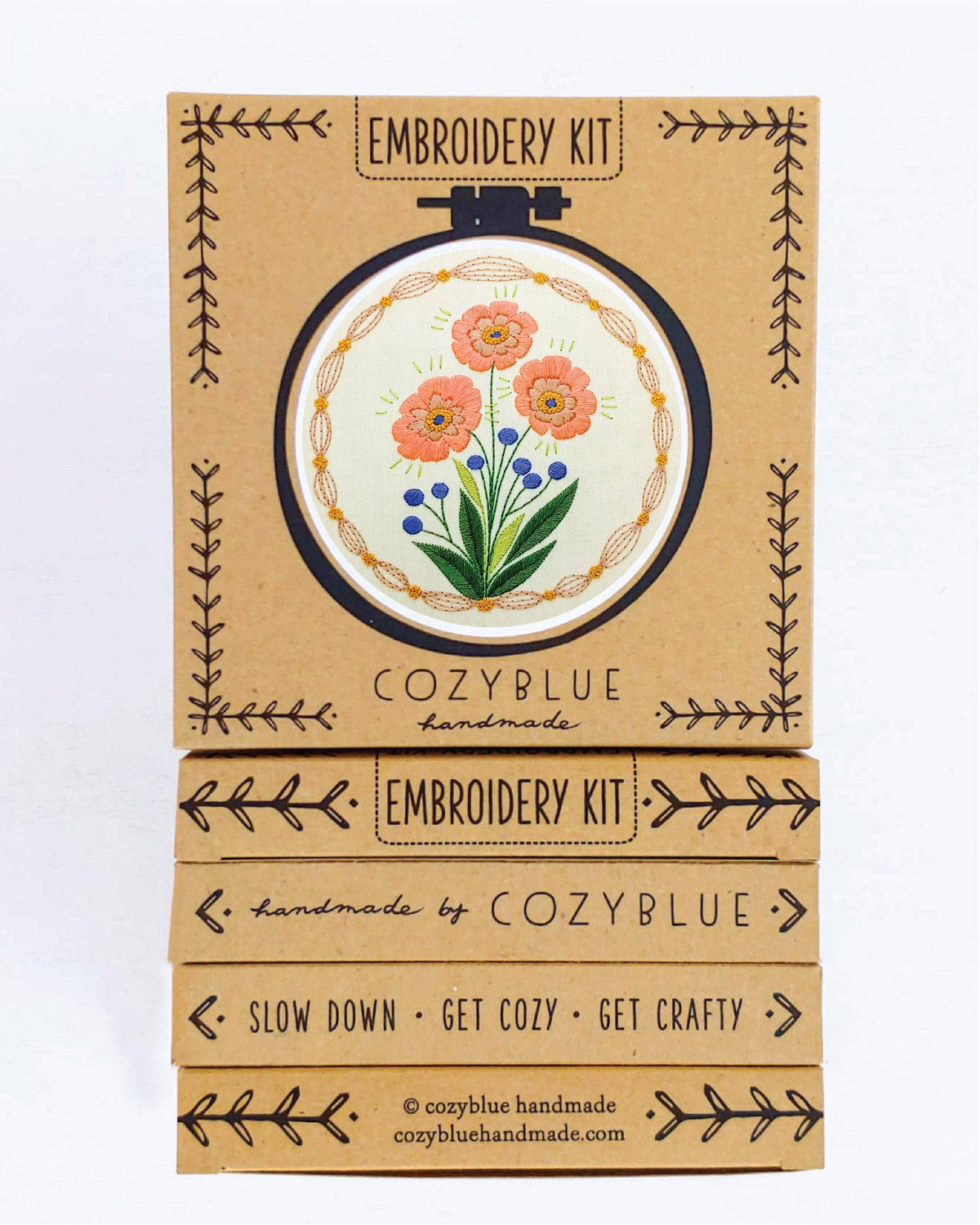 Cozyblue Handmade True Bloom Embroidery Kit