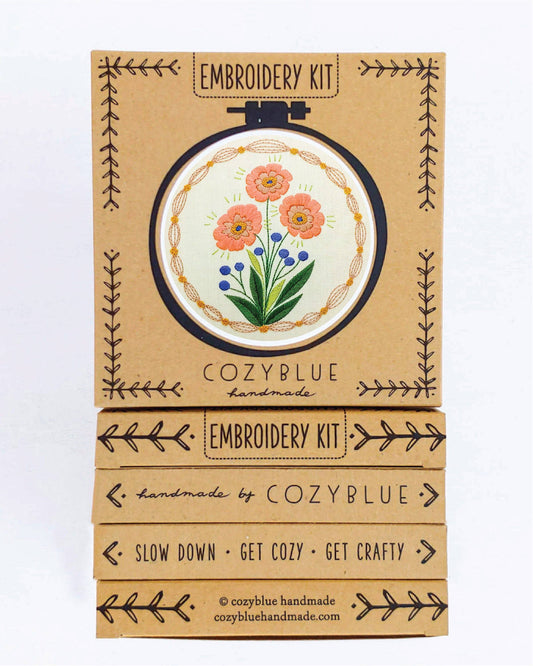 Cozyblue Handmade True Bloom Embroidery Kit