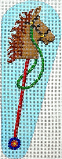 Kate Dickerson Needlepoint Collections Christmas Ornament Victorian Hobby Horse Needlepoint Canvas