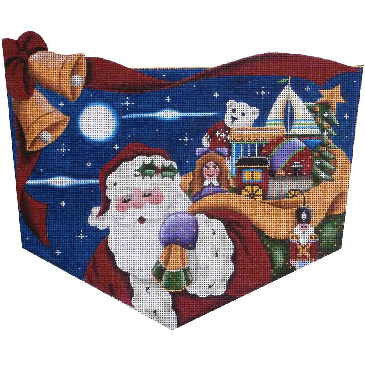 Rebecca Wood Designs Christmas Night Needlepoint Canvas - 18M