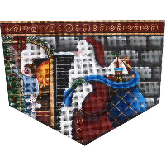 Rebecca Wood Designs Christmas Eve Magic Boy Needlepoint Canvas - 18M