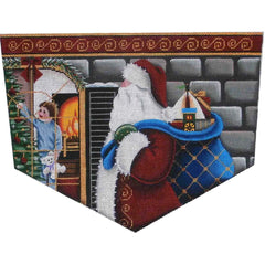 Rebecca Wood Designs Christmas Eve Magic Boy Needlepoint Canvas - 13M