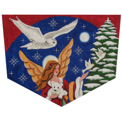 Rebecca Wood Designs Forest Angel Needlepoint Canvas - 13M