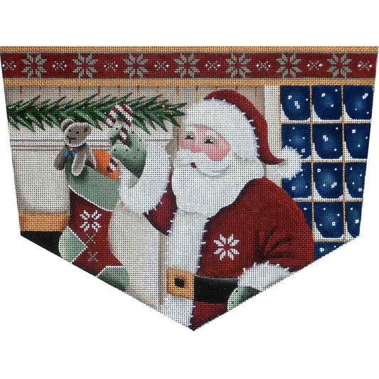 Rebecca Wood Designs Filling Stockings Needlepoint Canvas - 18M
