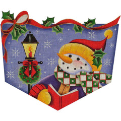Rebecca Wood Designs Forest Santa Needlepoint Canvas - 18M