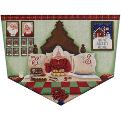 Rebecca Wood Designs Stitching in Bed Needlepoint Canvas - 18M