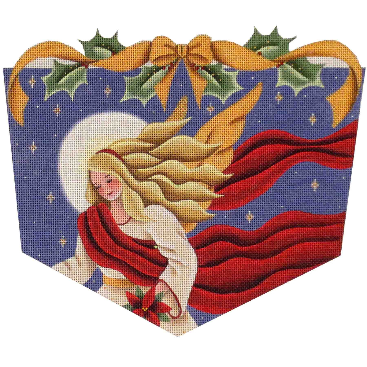 Rebecca Wood Designs Angel of Light Cuff Needlepoint Canvas - 18M